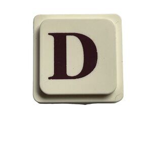 UpWords 3D Letter D Tile Replacement Stacking Word Game Piece 1988 Edition u Vin